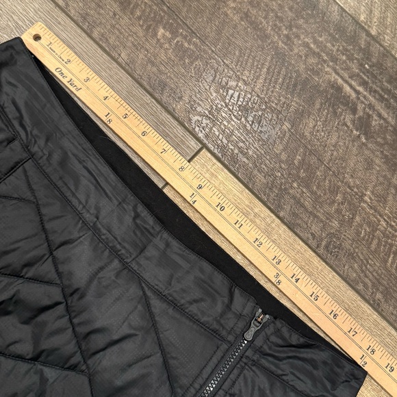 Smartwool Black Quilted Insulated Wrap Skirt | Winter Puffer Skirt Size XL - Picture 4 of 9
